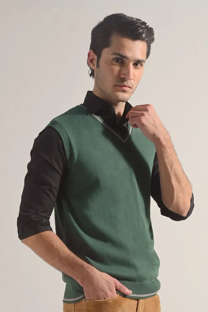 Sweater Vest - Green