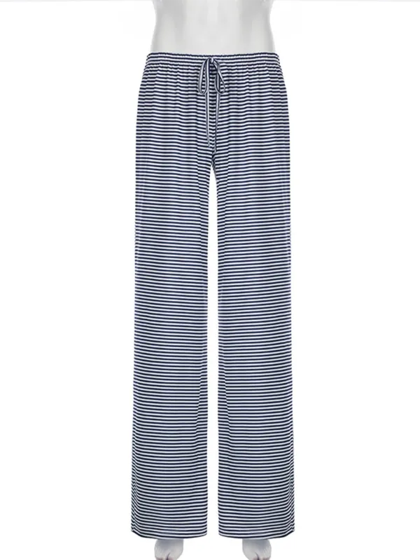 TEEK - Loose Low-Rise Knitted Wide-Legged Trousers