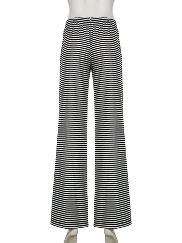 TEEK - Loose Low-Rise Knitted Wide-Legged Trousers