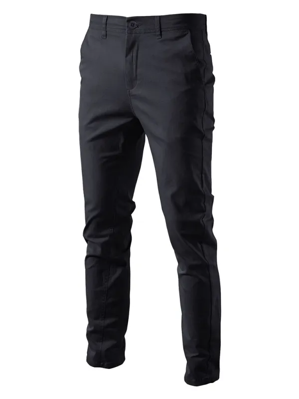 TEEK - Mens Casual Solid Color Pants