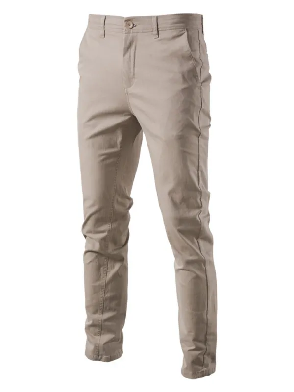 TEEK - Mens Casual Solid Color Pants