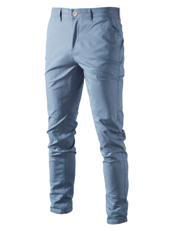 TEEK - Mens Casual Solid Color Pants