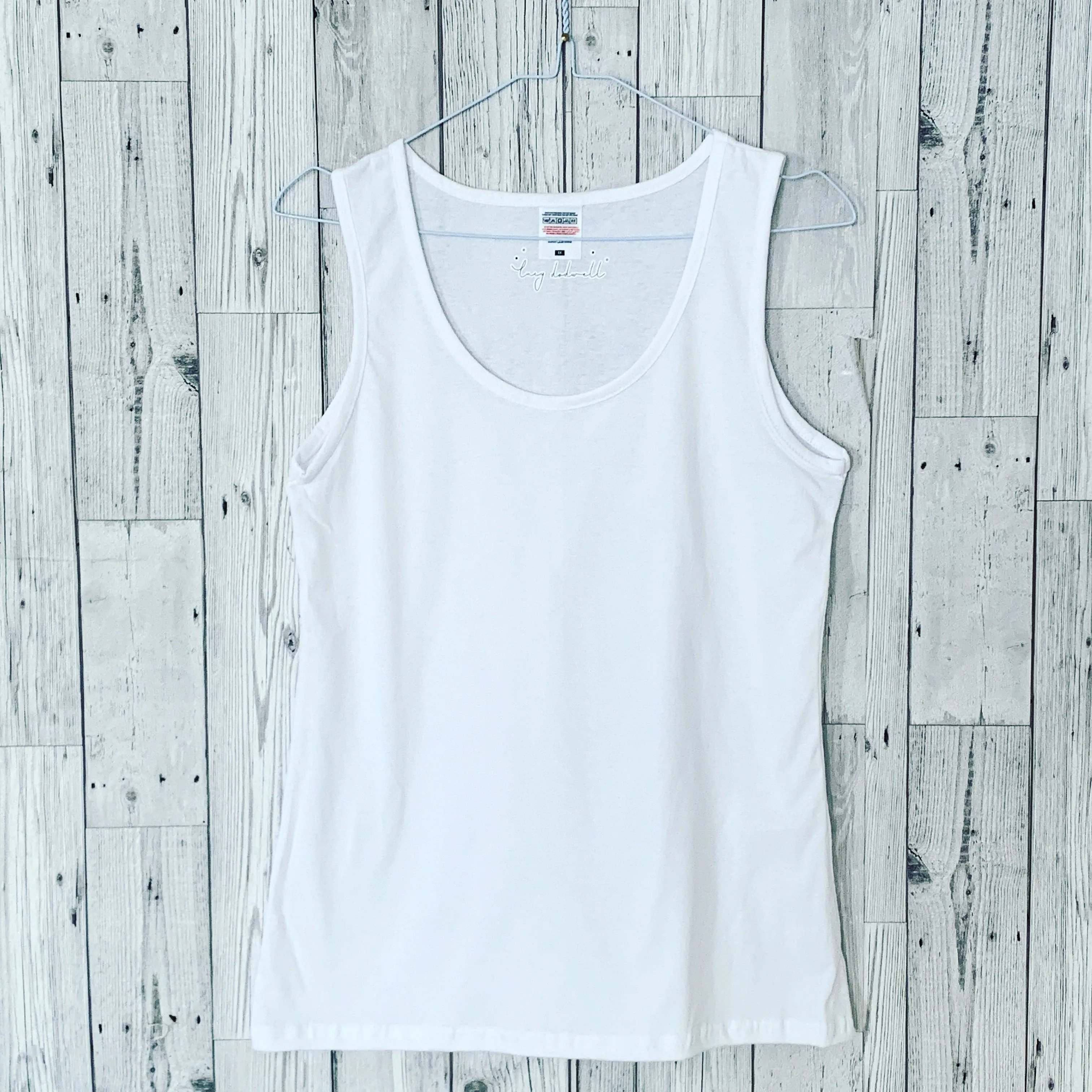 The perfect WHITE vest top! (Fab for layering over)