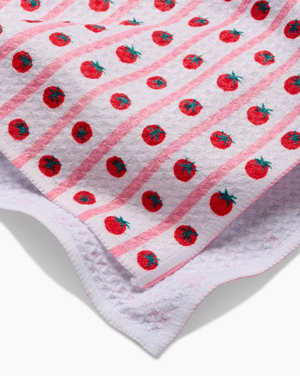 Tomato Stripes Tea Towel