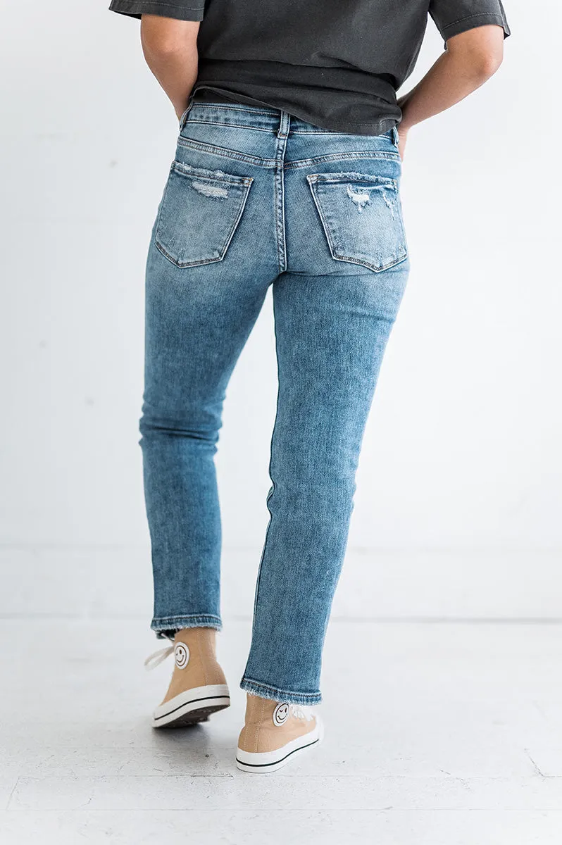 Trey Slim Straight Jeans - Size 24 Left